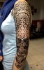 Geometric dotwork mandala Sleeve Tattoo