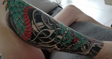 Asia Sleeve Bein Detailbild