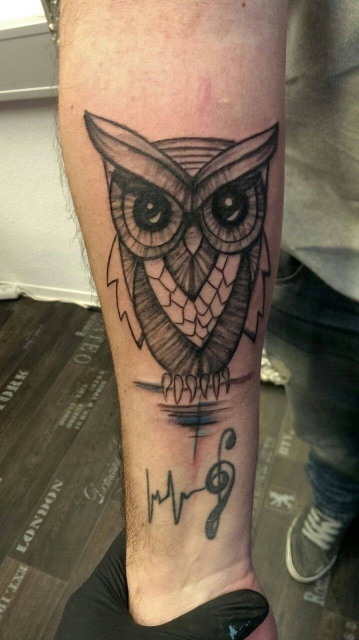 Eulen Tattoo