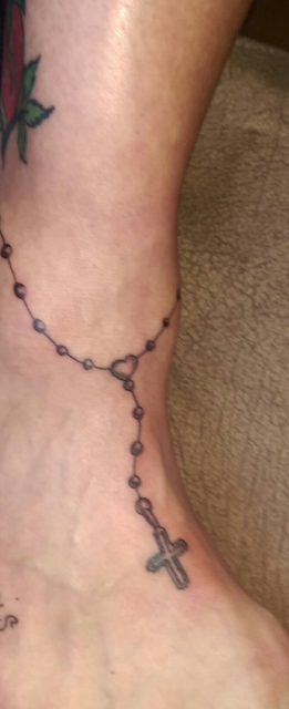 Tattoo Fuss kettchen 