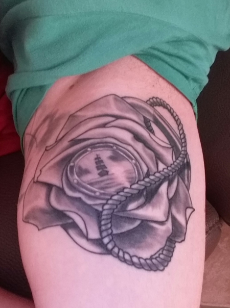 Rose Ober arm innen Bizeps