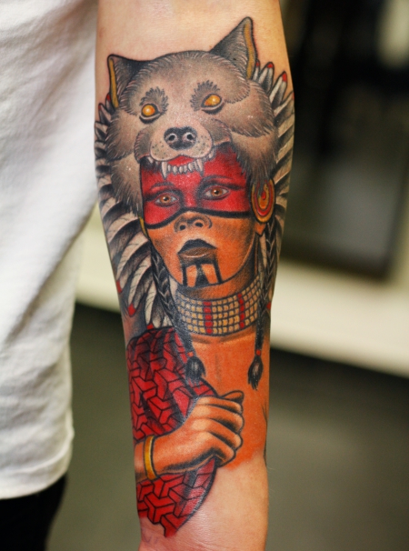 native american sleeve Part 2 Indianer