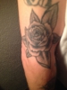 Eine schwarze Rose in Kroatzien gestochen.
