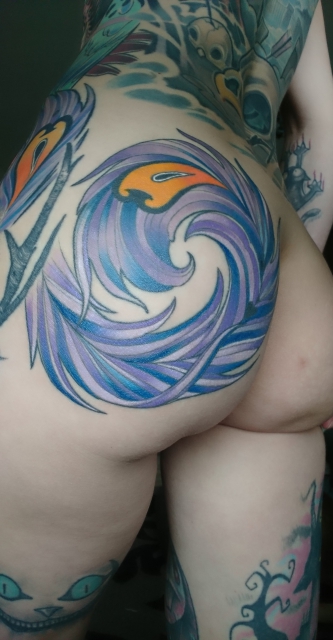phoenix-Tattoo: Ho-oh / Feuervogel / Phoenix 