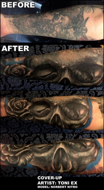 Skull Rose