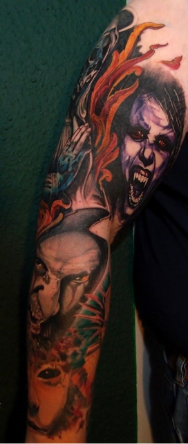 Horror Sleeve rechter Arm