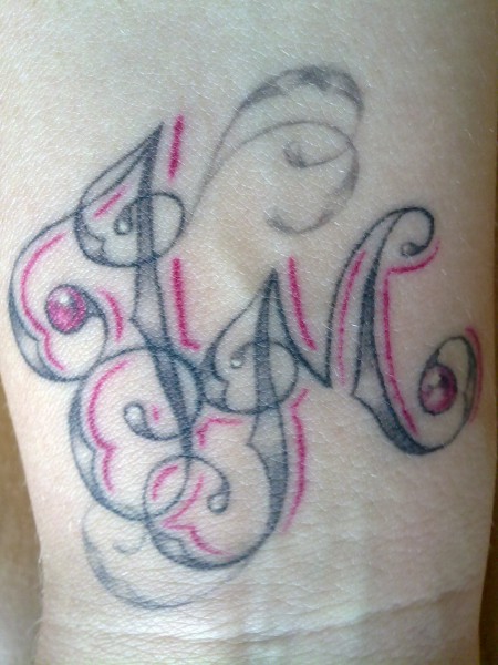 Initialen...(jetzt mit Foto vom abgeheiltem Tattoo)
