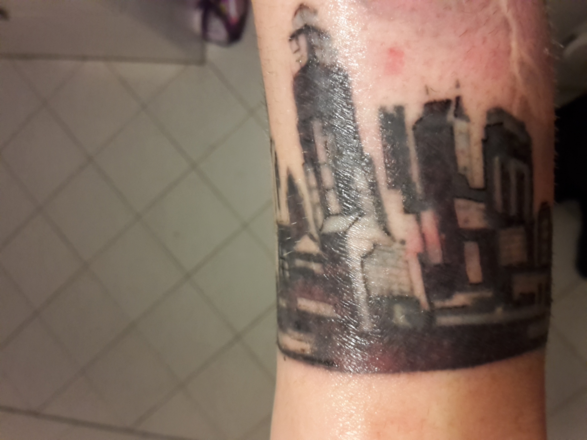 Jolly26: Nachstechen, doch Farbe wird überhaupt nicht angenommen