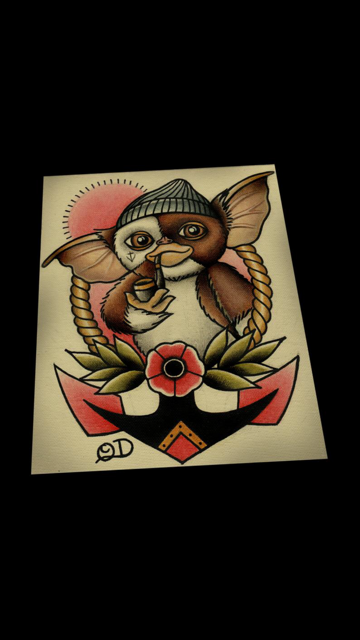 großmeister: Tattoo Fuß Old School