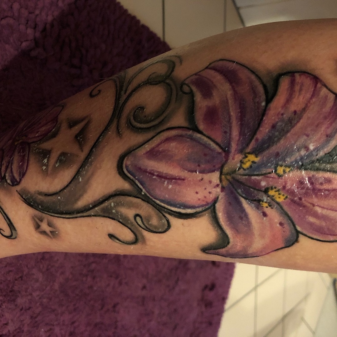 Roswitha_Sylvia: Frisches Tattoo - weiße Flecken