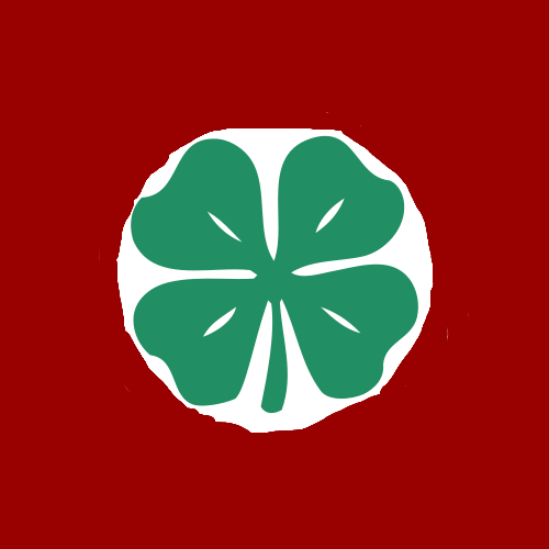 Rot-Weiß: Kleeblatt Tattoo