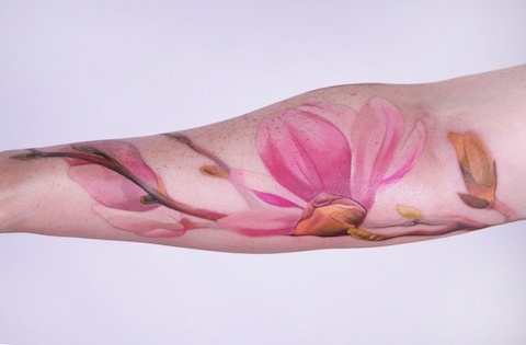 rosmarin: Tattoo im 'Aquarell-Stil' - Künstler/Studio gesucht