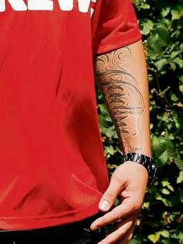 Enzyme: Name meiner Tochter am Unterarm...