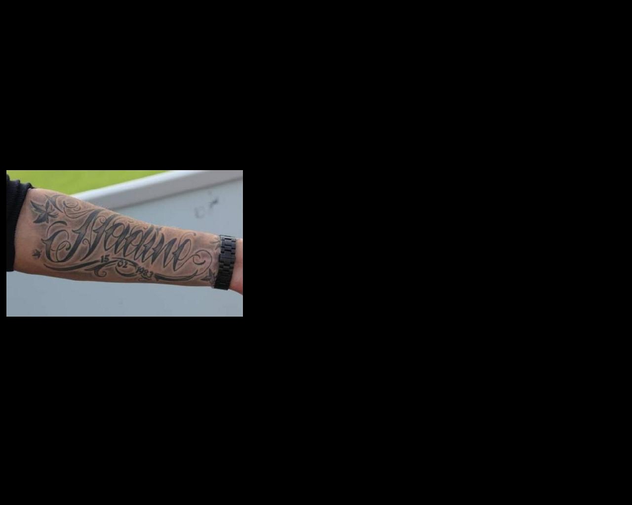 Enzyme: Name meiner Tochter am Unterarm...