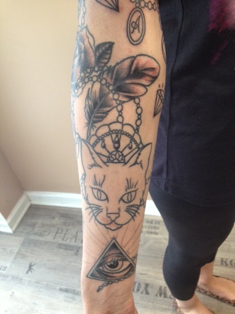 _kitty_: Sleeve Zwischenstand 2. und 3. Sitzung - Was meint ihr? :)