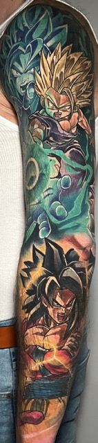 mauckimauk: Dragon Ball - (ドラゴンボール ) - Anime Arm Sleeve by Tim Lemper alias frechdachstattoo