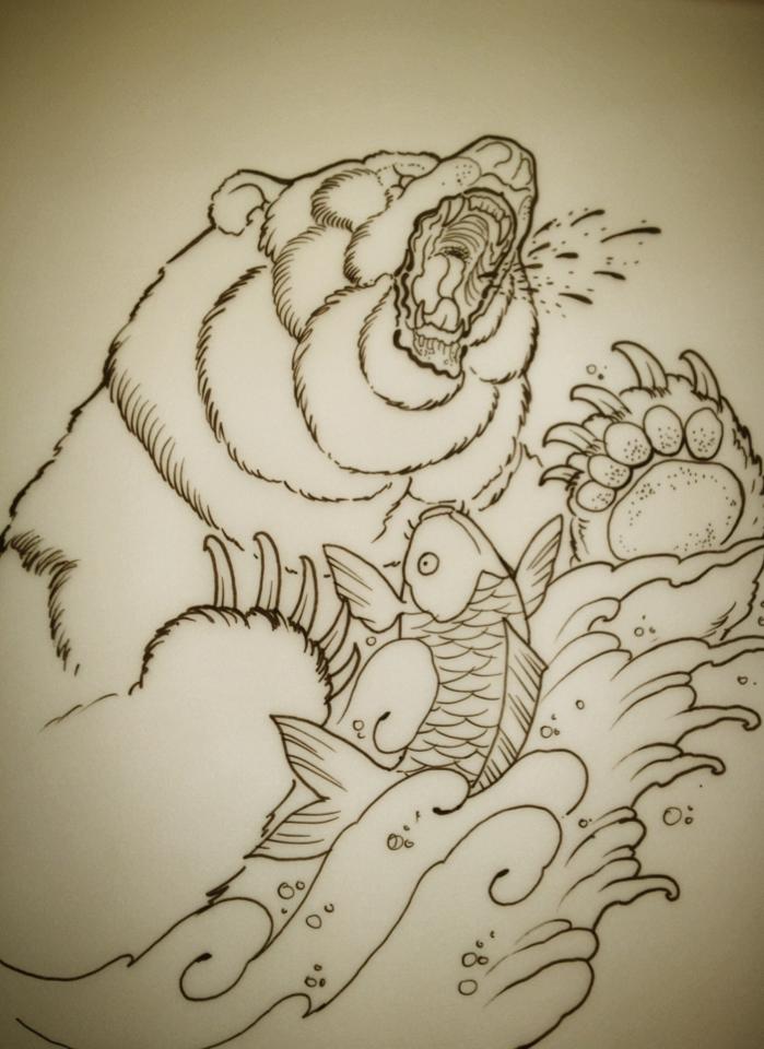baggio87: Angry Bear Tattoo
