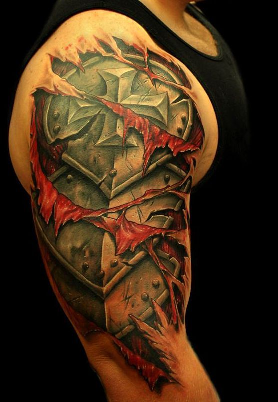 hkt: Studio empfehlung für Biomechanic, Armor, 3D tattoo in Frankfurt gesuch