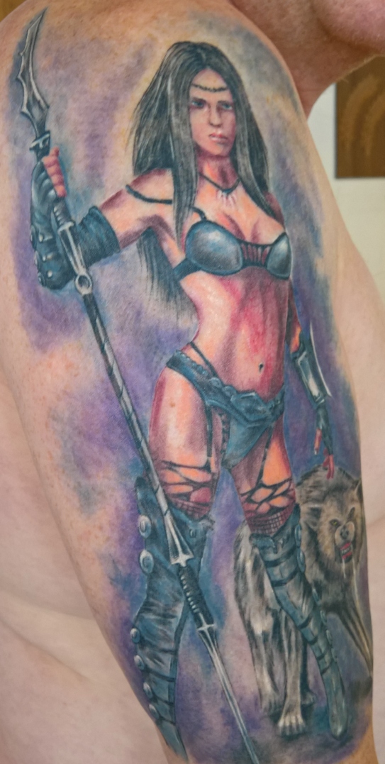 Redritsch: Tattoo auf Rücken 