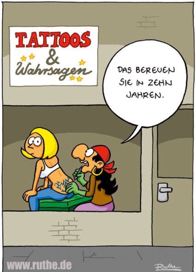 Gast: Tattoos und Wahrsagen