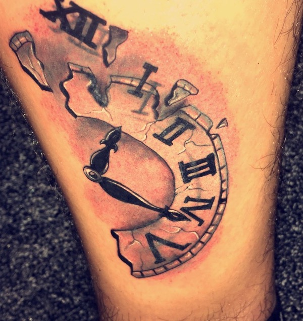 187_Pa: Extrem rotes, brennendes und dickes tattoo