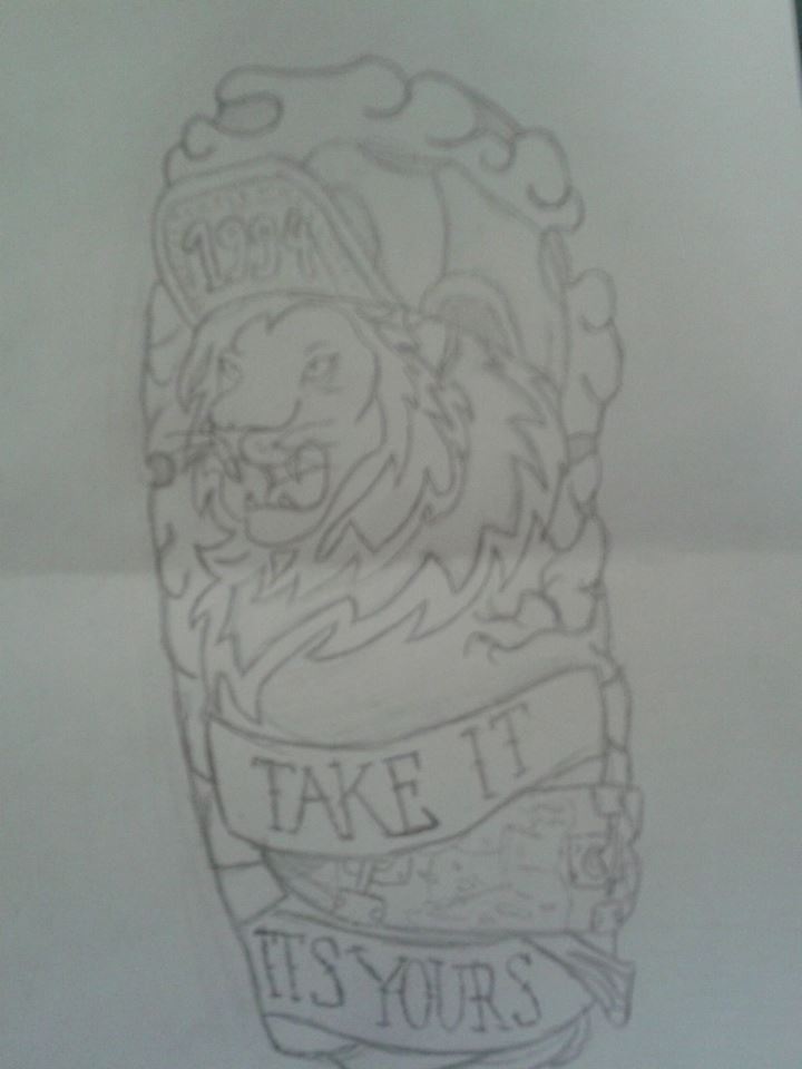 Dgk__-: Oberarm Tattoo Zeichnung