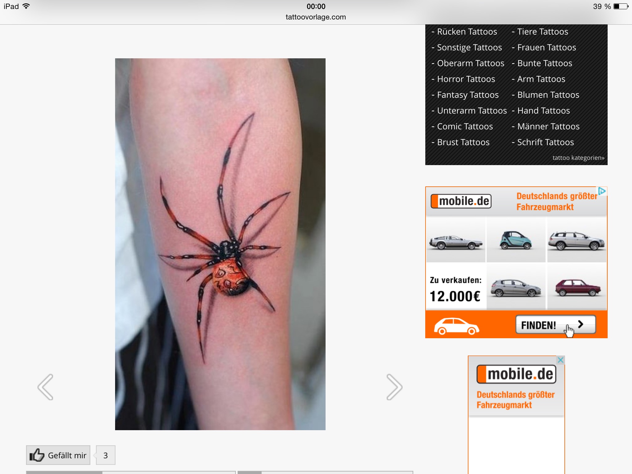 scraty: Kann jeder gute Tätowierer 3 D Tattoos stechen